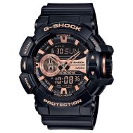 Casio G-Shock Black/Rose Gold Analogue/Digital Rotary Button Men's Watch GA400GB-1A4 GA-400GB-1A4DR by 45 