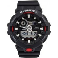 Casio G-Shock Black/Red Analogue/Digital Mens Sports/Fitness Watch GA700-1A GA-700-1ADR  
