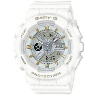 Casio Baby-G Analogue/Digital Garish White Female Watch BA110GA-7A1 BA-110GA-7A1DR  