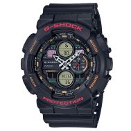 Casio G-Shock 90's Motif Black Analogue Watch GA140-1A4 GA-140-1A4DR GA-140-1A4DR  