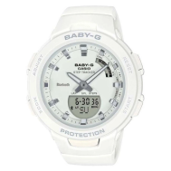 Casio Baby-G G-SQUAD Series Bluetooth White Analogue/Digital Watch BSAB100-7A BSA-B100-7ADR BSA-B100-7ADR by 45 