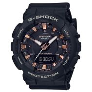Casio G-Shock Black Analogue/Digital Step Tracker Womens Watch GMAS130PA-1A GMAS-130PA-1A  