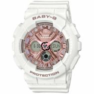 Casio Baby-G Matte White/Pink Analogue/Digital Watch BA130-7A1 BA-130-7A1 BA-130-7A1DR by 45 