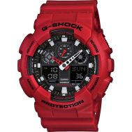 Casio G-Shock Analogue/Digital Mens XL Case Series Red Watch GA100B-4A GA-100B-4ADR  