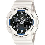 Casio G-Shock Analogue/Digital Mens White XL-Series Watch GA100B-7A GA-100B-7ADR by 45 