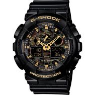 Casio G-Shock Analogue/Digital Mens Camouflage Black/Gold Watch GA-100CF-1A9 GA-100CF-1A9DR  