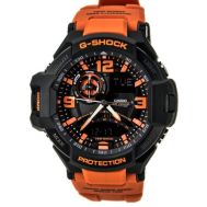 Casio G-Shock Gravitymaster Analogue/Digital Mens Black/Orange Watch GA1000-4A GA-1000-4ADR GA-1000-4ADR by 45 