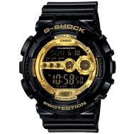 Casio G-Shock Digital Black/Gold Series Extra Large Display Mens Watch GD100GB-1 GD-100GB-1DR  