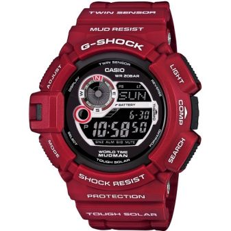 Digital Solar Mudman Red Watch G9300RD-4 G-9300RD-4DR