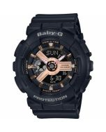 Casio Baby-G Rose Gold Black Metallic Analogue/Digital Watch BA110RG-1A BA-110RG-1ADR BA-110RG-1ADR by Casio 