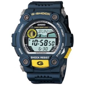Casio G-Shock Digital Mens Blue/Yellow Tide Graph + Moon Data XL Series Watch G7900-2 G-7900-2DR by 45 